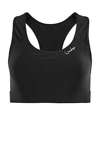Winshape Damen Fitness Freizeit Bustier Functional Sport-BH SB101, schwarz, Winshape All-Fit Style im Sale